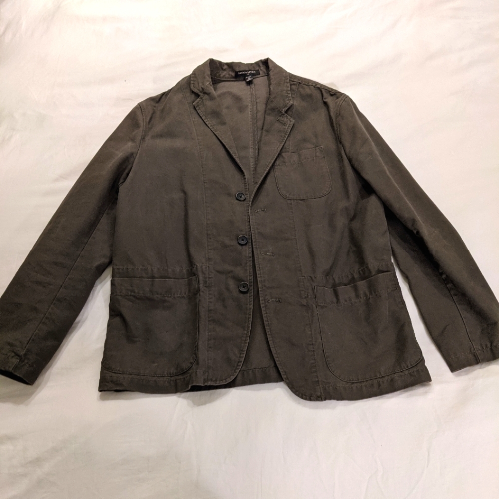 Men's Banana Republic Olive Blazer 42R